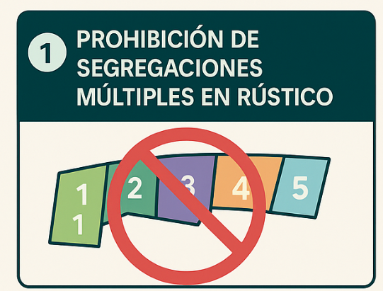 Segregacion múltiple denegada en rútstico