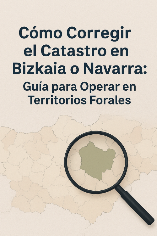 Subsanacion catastral en Euskadi y Navarra