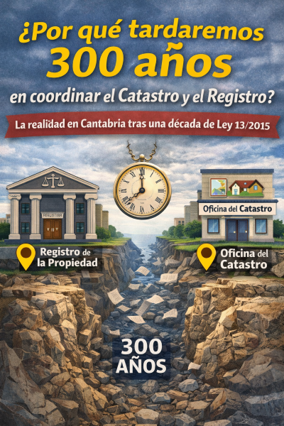 falta coordinacion catastro registro