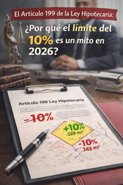 El camino de correccion de cabida con el articulo 199